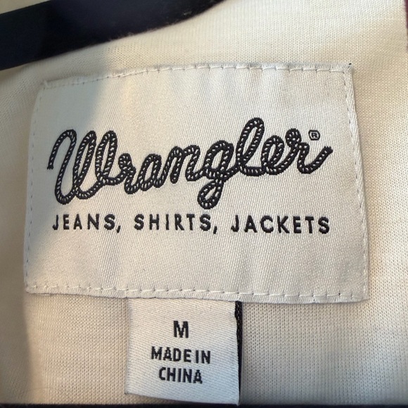 Wrangler Women’s Retro 1/2 Snap Button Fleece Jacket Medium NEW - Picture 5 of 5